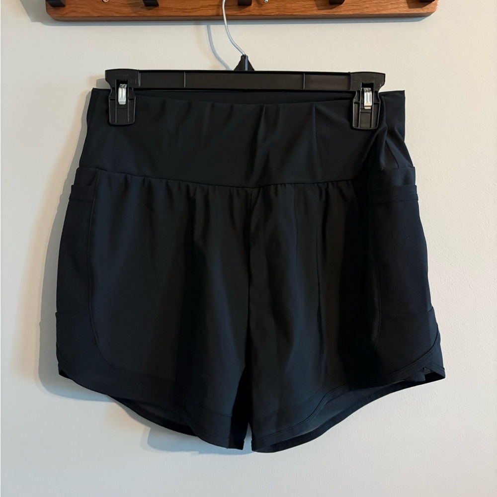 Women's Black Athletic Shorts